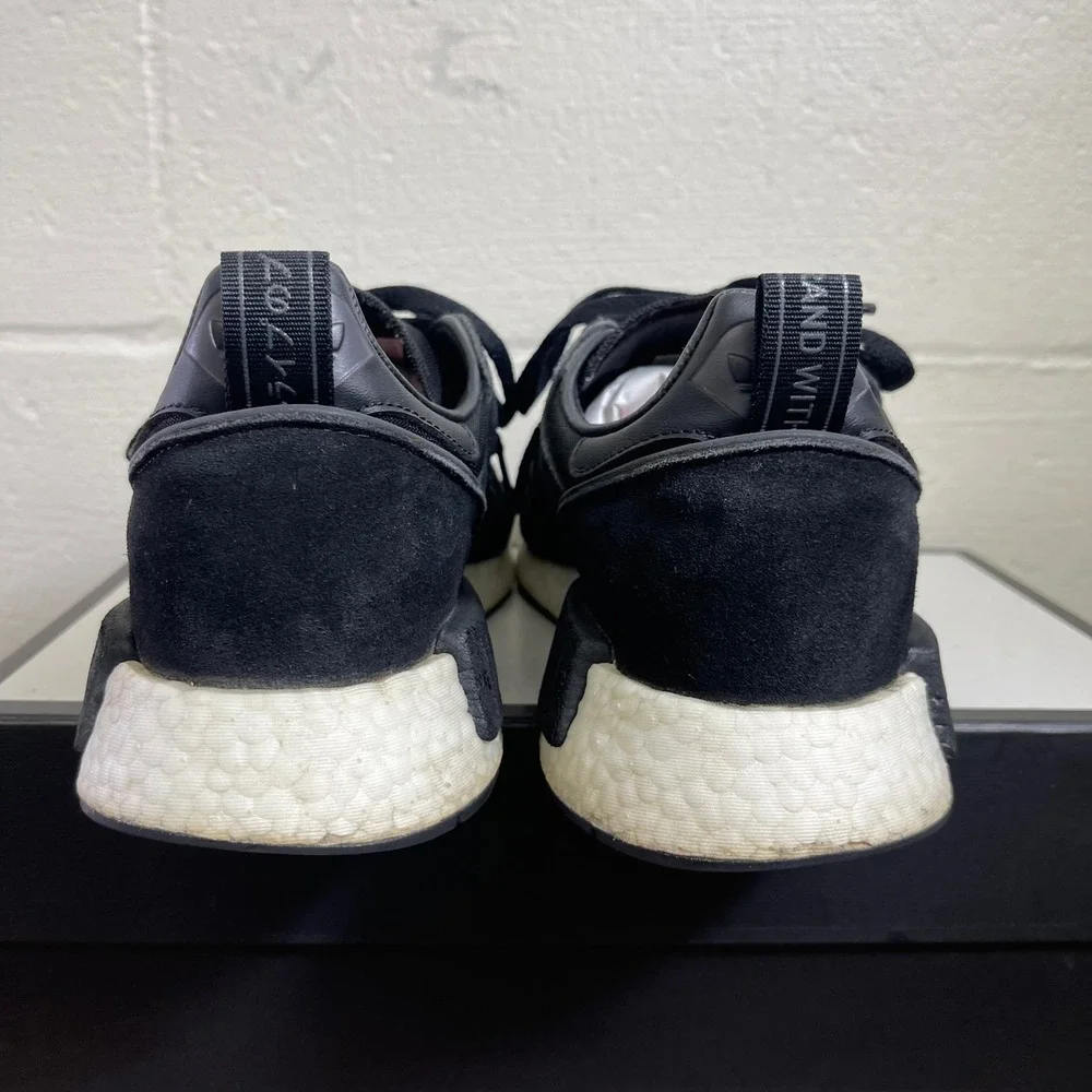 Adidas Boston x Super R1 EE3654 Core Black‎ Running Shoes Sneakers Men's 9.5 US